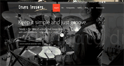 Desktop Screenshot of drumslessons.gr