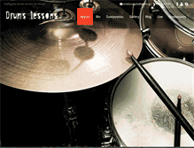 Tablet Screenshot of drumslessons.gr